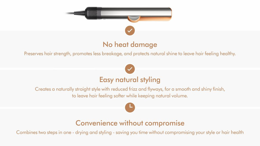 Dyson Airstrait™ straightener (Nickel/Copper)
