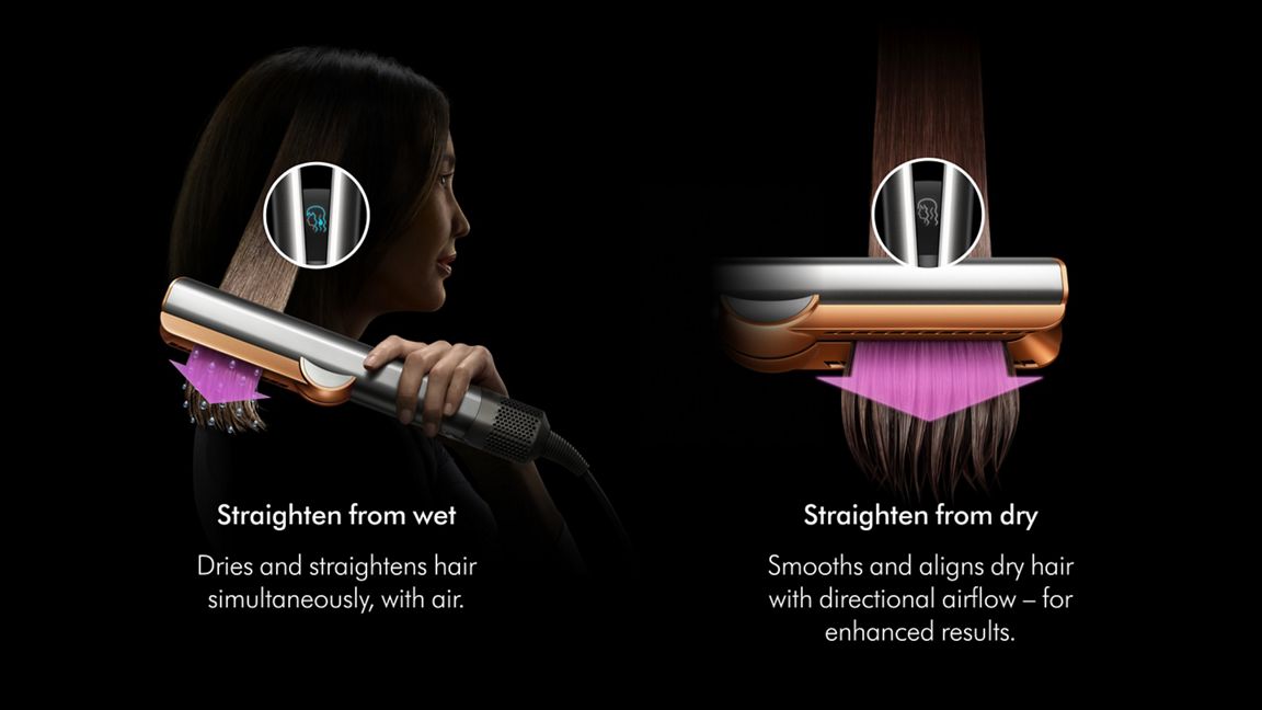 Dyson Airstrait™ straightener (Nickel/Copper)