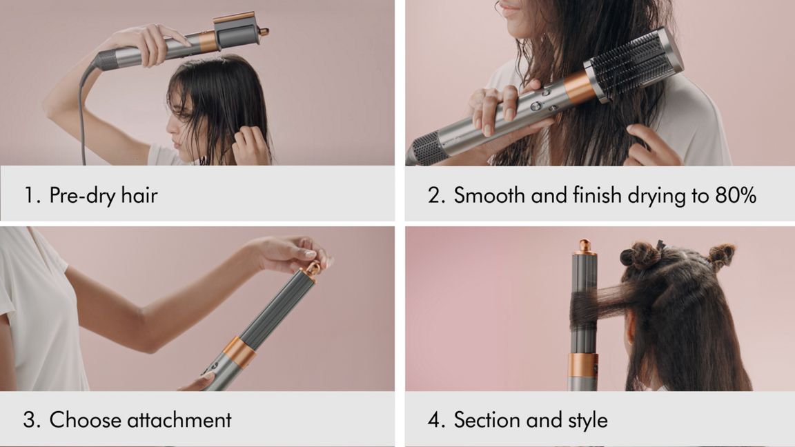 Dyson Airwrap™ multi-styler and dryer Straight+Wavy (Nickel/Copper)