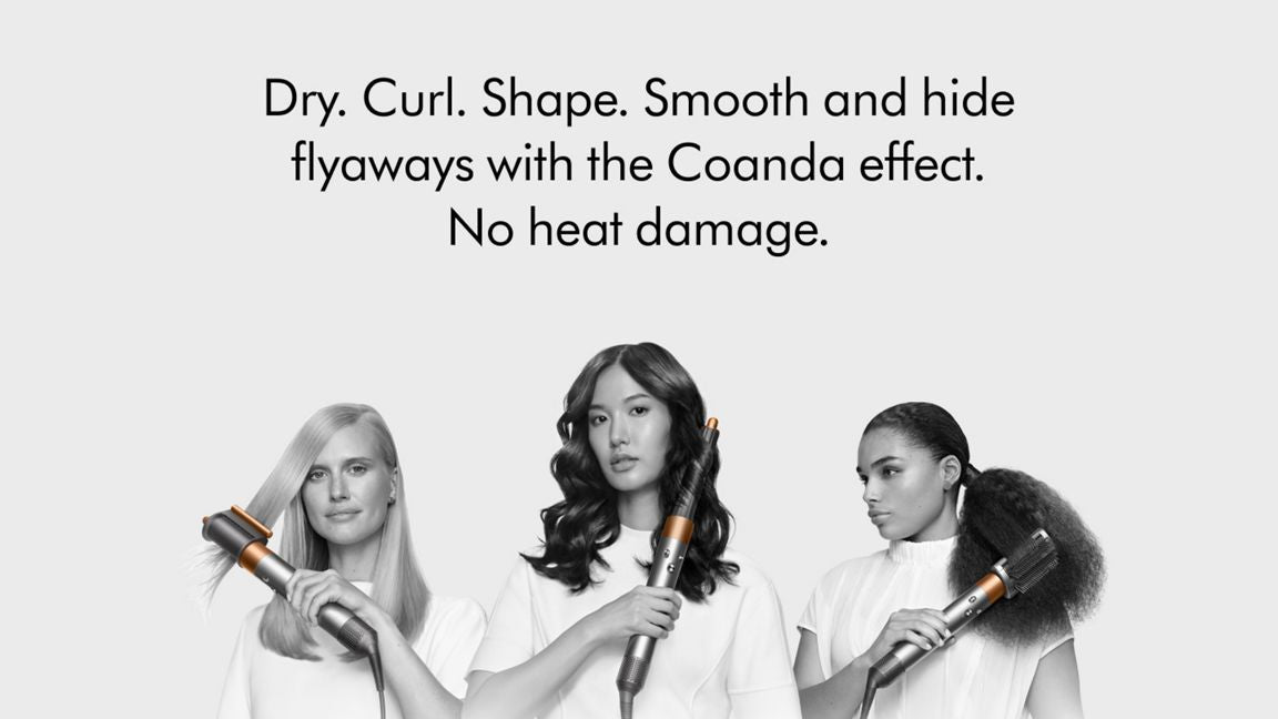 Dyson Airwrap™ multi-styler and dryer Straight+Wavy (Nickel/Copper)