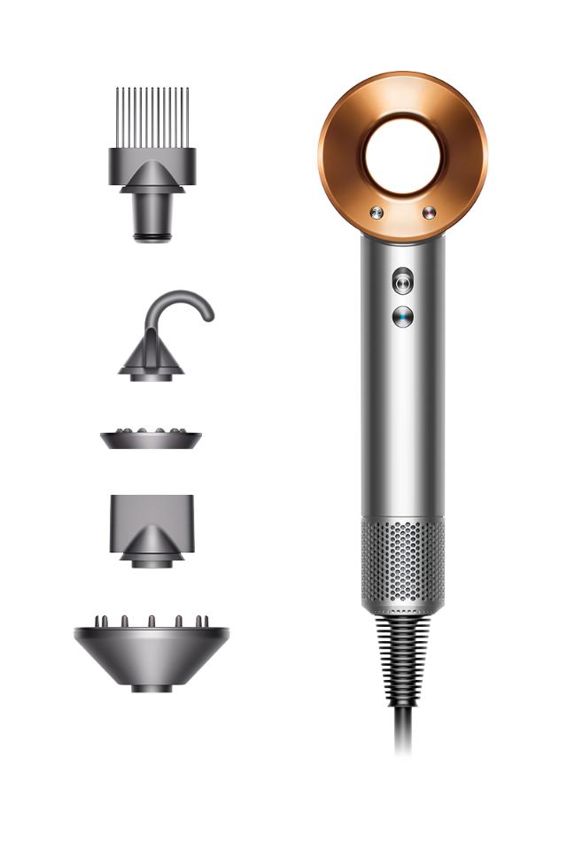 Dyson Supersonic™ hair dryer Nickel/Copper (5 attachments)